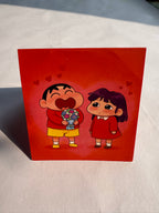 Shinchan-Style “I Love You” Surprise Love Card