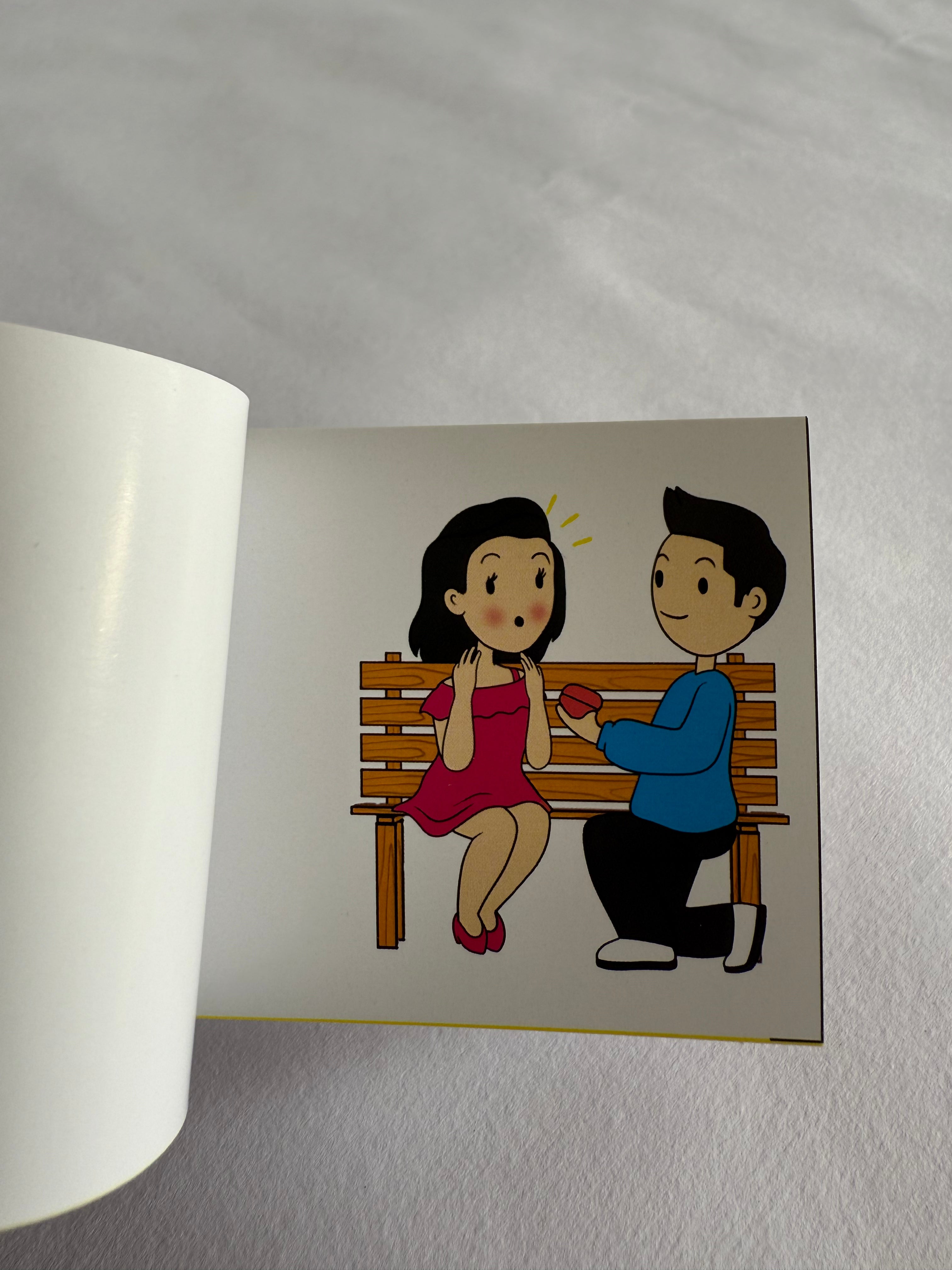 Will you marry me proposal flipbook