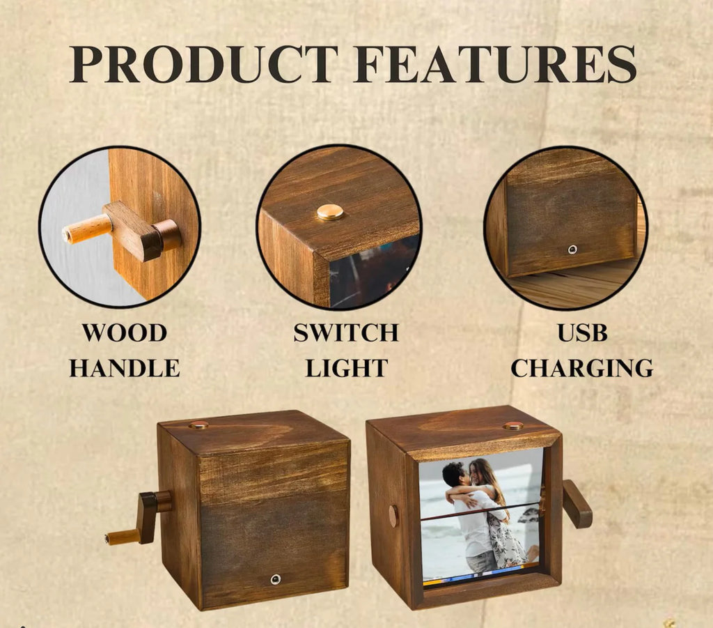 Personalized Magical photo flipbox